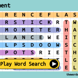 Laboratory equipment word search answers