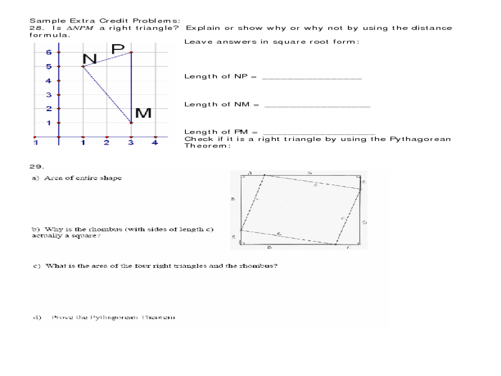 Geometry chapter 7 practice test