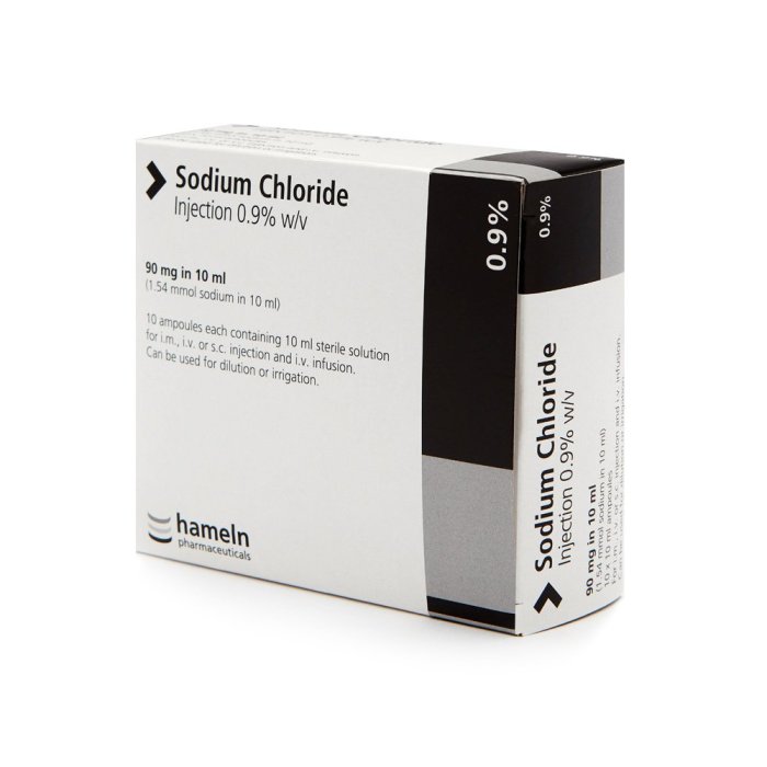 Saline solution 5ml unit dose