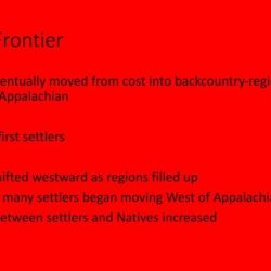 The earliest backcountry settlers moved into ______.